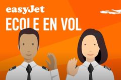 Easyjet Ecole en vol