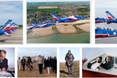 Patrouille de France rend hommage à Antoine de Saint Exupéry