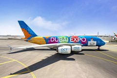 Airbus A380 Emirates livrée spéciale "Dubaï Expo 2020"
