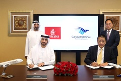 Accord de partage de codes entre Emirates et Garuda Indonesia
