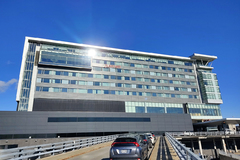 observation depuis l'hôtel Marriott de l'aéroport de Montréal