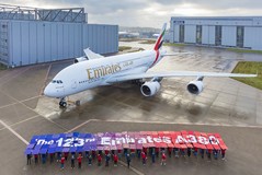 123e Airbus A380 pour Emirates