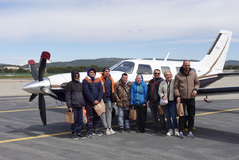 Journée de l'association "des ailes dans les yeux" à l'aéroport du Castellet