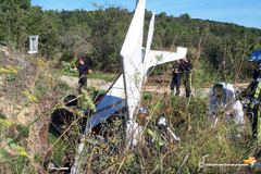 Accident d'un ULM à Courbessac