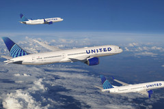 Boeing 787 et Boeing 737 Max United Airlines