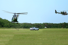 démonstration hélicoptères de l'armée de terre