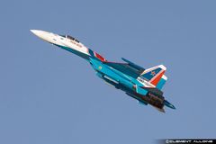 La patrouille aérienne "Russian Knights" au Dubaï airshow 2023