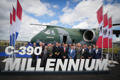 Farnborough 2024 : Embraer vend des C-390 Millennium aux Pays-Bas et à l'Autriche