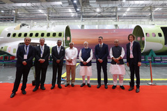 Tata Advanced Systems et Airbus inaugurent la chaîne d'assemblage final du C295 à Vadodara, en Inde