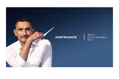 Affiche Air France avec Francis Kurkdjian