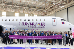 Hunnu Air premier opérateur de l'Embraer E195-E2 en Mongolie