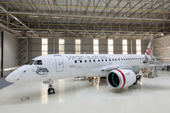 Premier Embraer E190-E2 à Virgin Australia