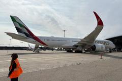 Emirates inaugure son Airbus A350 sur la ligne Lyon-Dubaï