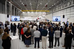 Dassault Aviation célèbre l'inauguration de son usine de Melbourne Orlando