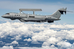 La France commande deux avions radar Saab GlobalEye pour remplacer ses AWACS