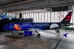 Brussels Airlines présente une nouvelle livrée Tintin