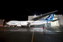 Boeing 747-8F en sortie de peinture
