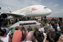Cérémonie de l'annonce de l'achat de 32 Airbus A380 par Emirates lors de l'ILA Berlin Air Show 2010 Cérémonie de l'annonce de l'achat de 32 Airbus A380 par Emirates lors de l'ILA Berlin Air Show 2010