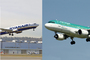737 de Ryanair et A320 d'Aer Lingus