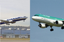 737 de Ryanair et A320 d'Aer Lingus 737 de Ryanair et A320 d'Aer Lingus