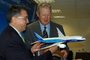 Signature de contrat entre Royal Jordanian et Boeing