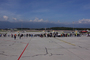 Le public devant le Solar Impulse à Genève