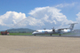 Baptême du Dash-8 de Flybe à Clermont Ferrand