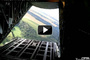 Vol en C130J au Bourget 2011 : Ouverture porte arrière durant le vol 