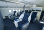 Cabine du premier Boeing 787 Dreamliner d'ANA