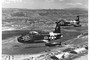 Patrouille de deux North American FJ-1 Fury du Naval Air Reserve, 1955 (Oakland)