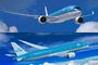 A350 et 787 de KLM