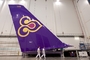 Empennage vertical d'un Airbus A380 aux couleurs de Thai Airways