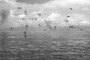 Attaque de la flotte américaine au large de Tulagi par un G4M Betty, Août 1942