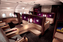 first class Airbus A380 Qatar Airways