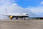 Water salute Boeing 757-200 Icelandair