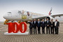 100e Airbus A380 Emirates 