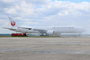 60 ans de la ligne Paris-Tokyo par Japan Airlines, Water salute vol JL45 à Paris 60 ans de la ligne Paris-Tokyo par Japan Airlines, Water salute vol JL45 à Paris