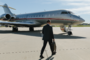 Appareils VistaJet et business man