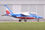 Retour au parking de l'Alpha Jet 9 F-UGFO lors du Air Legend Paris-Vilaroche 2021