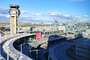 Aéroport de Montréal depuis l'hôtel Marriott