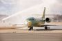 Dassault Falcon 6X au centre de finition de Little Rock