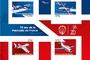 Lancement de quatre timbres collector pour les 70 ans de la Patrouille de France Lancement de quatre timbres collector pour les 70 ans de la Patrouille de France