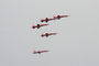 70 ans de la Patrouille de France : Démonstration de la Patrouille Suisse à Salon-de-Provence