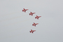 70 ans de la Patrouille de France : Démonstration de la Patrouille Suisse à Salon-de-Provence