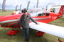 Hervé Ribet et son Dova DV-1 Skylark F-JJHP Hervé Ribet et son Dova DV-1 Skylark F-JJHP