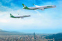 Airbus A350-1000 et Airbus A321neo Eva Air