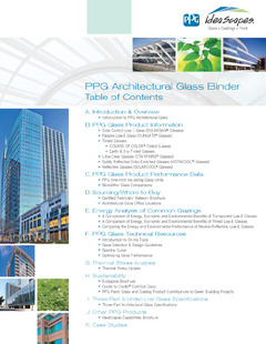 PPG Introduces Online Design and Specification Binder for Architectural Glass PPG Introduces Online Design and Specification Binder for Architectural Glass